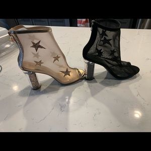 Open toe heel booties!!!!